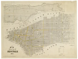 Map of the City of New-York, 1854