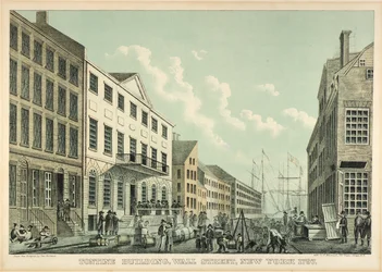 Tontine Building, Wall Street, N.Y., 1797