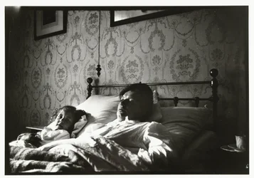 Marie Breitner and a Girl Awakening in Bed