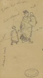 Woman with Two Children