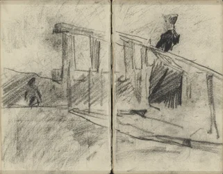Woman, Possibly on a Bridge