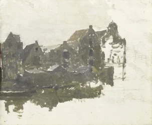 Warehouses on the Teertuinen on the Prinseneiland, Amsterdam
