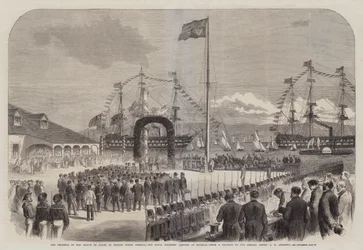 The Progress of the Prince of Wales in British North America, His Royal Highness Landing at Halifax