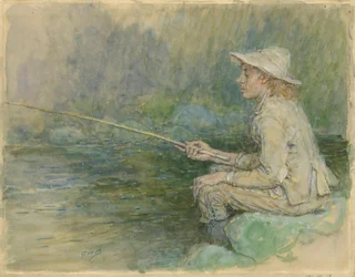 Boy Fishing