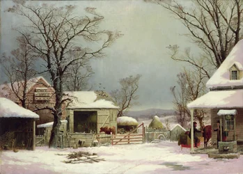 Farmyard in Winter