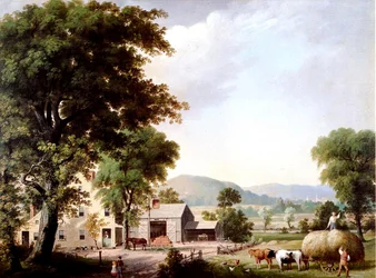 Haying at Jones Inn