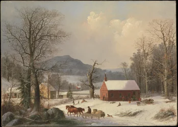 Red School House, Country Scene