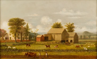 Summer Farm Scene