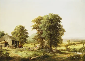 Summer Farm Scene