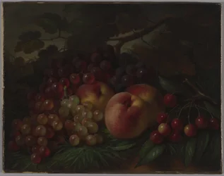 Peaches, Grapes and Cherries