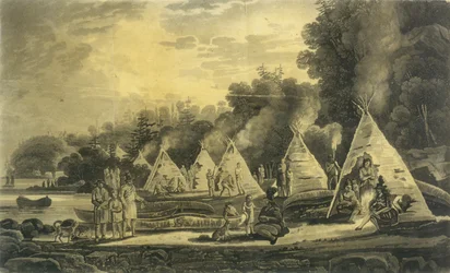 Encampment of the Domiciliated Indians, 1807