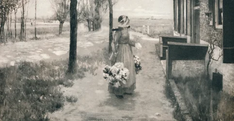 Flower Girl in Holland