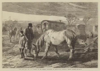The Last Lot, in the General Exhibition of Water-Colour Drawings, Dudley Gallery