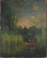 Dusk in the Rushes (Alexandria Bay)