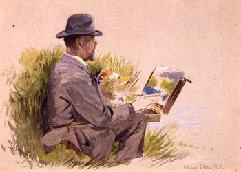 Adrian Stokes, R.A. at Work