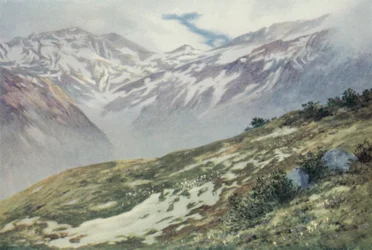 The Col De Balme from Le Planet, Above Argentiere