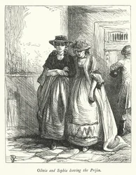 Illustration for The Vicar of Wakefield (engraving)