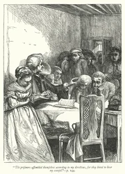 Illustration for The Vicar of Wakefield (engraving)