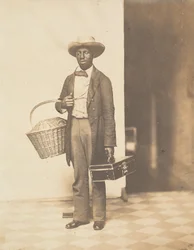 Sam Campus Vendor, from a Yale Class Album, ca. 1858