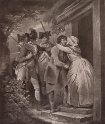 Deserter Taking Leave of his Wife, 1791-1909