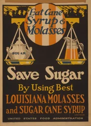 Eat cane syrup & molasses, save sugar by using best Louisiana molasses and sugar cane syrup