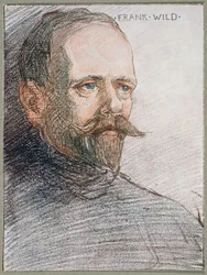 Portrait of Frank Wild from The Heart of the Antarctic by Sir Ernest Shackleton c.1909