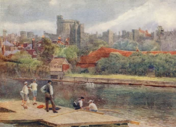 The Castle from the Rafts