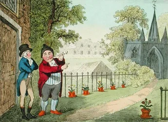 Shewing a Garden, engraved by Isaac Cruikshank, published 1796
