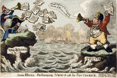 John Bull Exchanging News with the Continent