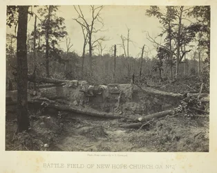 Battle Field of New Hope Church, GA, No. 2, 1866