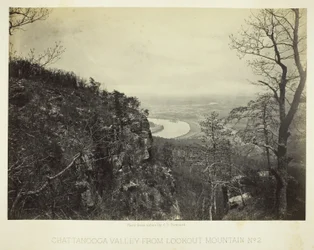Chattanooga Valley from Lookout Mountain, No. 2