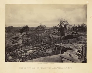 Rebel Works in Front of Atlanta, Georgia, No. 1