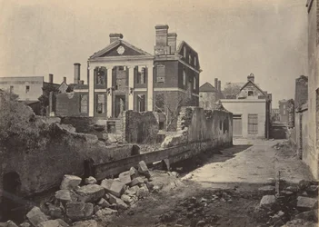 Ruins of the Pinckney Mansion, Charleston, South Carolina