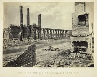 Ruins of the R.R. Depot Charleston, S.C.