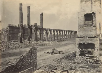 Ruins of the R.R. Depot, Charleston, South Carolina, 1860s