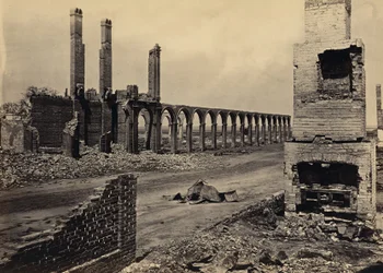 Ruins of the Railroad Depot, Charleston, South Carolina