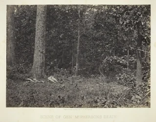 Scene of General McPherson