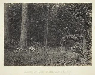 Scene of Gen. McPherson
