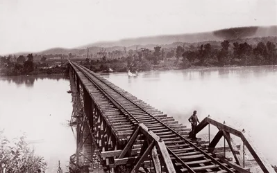 Tennessee River at Bridgeport, ca. 1864