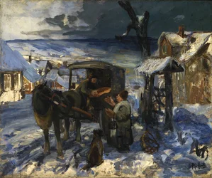 Village Scene, late 19th-early 20th century