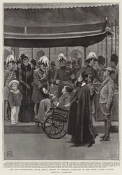 The King Distributing South Africa Medals to Imperial Yeomanry on the Horse Guards Parade
