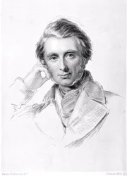 Portrait of John Ruskin Engraved by Francis Holl