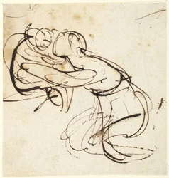 Female Figure and Child (study for Infant Shakespeare?)