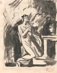 Iphigenia Kneeling at an Altar