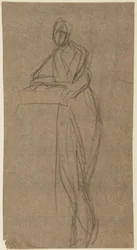 Portrait Study of a Woman Standing