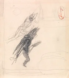 Possibly One Reclining Figure and One Dancing Figure