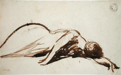 Prostrate Woman
