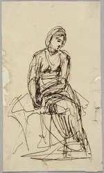 Seated Female Figure