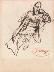 Seated Woman, Possibly Mrs. Hayley