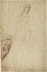 Striding Woman, Portrait Study
